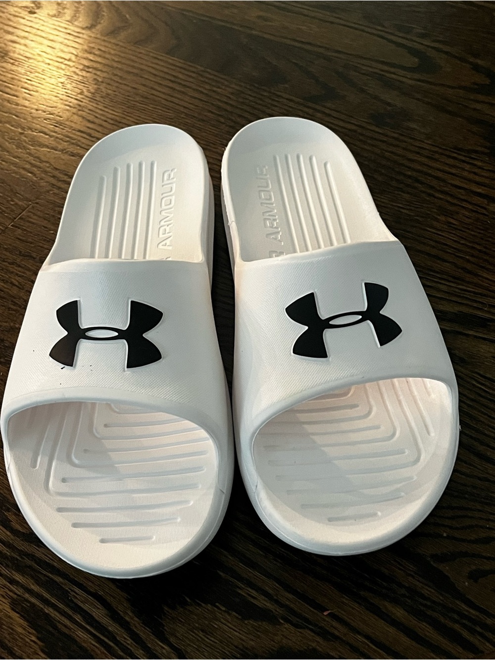 Under Armour Core PTH White Slides